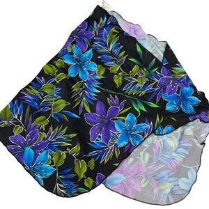 Vintage Longitude Floral Swim Cover-Up – One Size – Made in USA